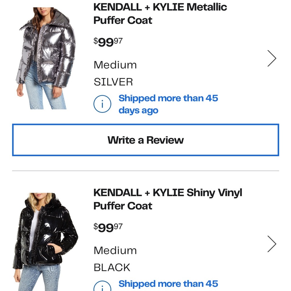 Never Worn Size 6 Medium Puffer Jackets